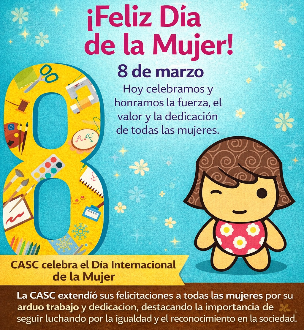 La CASC conmemora el Día Internacional de la Mujer este 8 de marzo